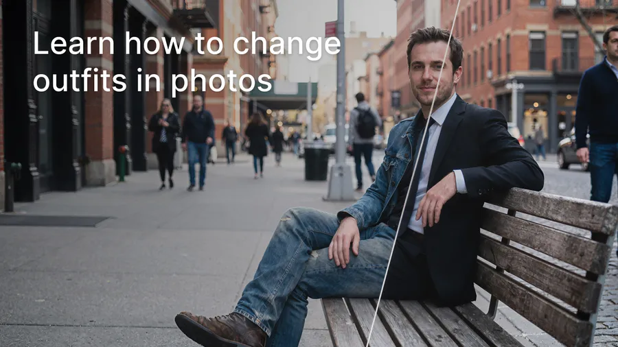 Learn how to change outfits in photos with AI